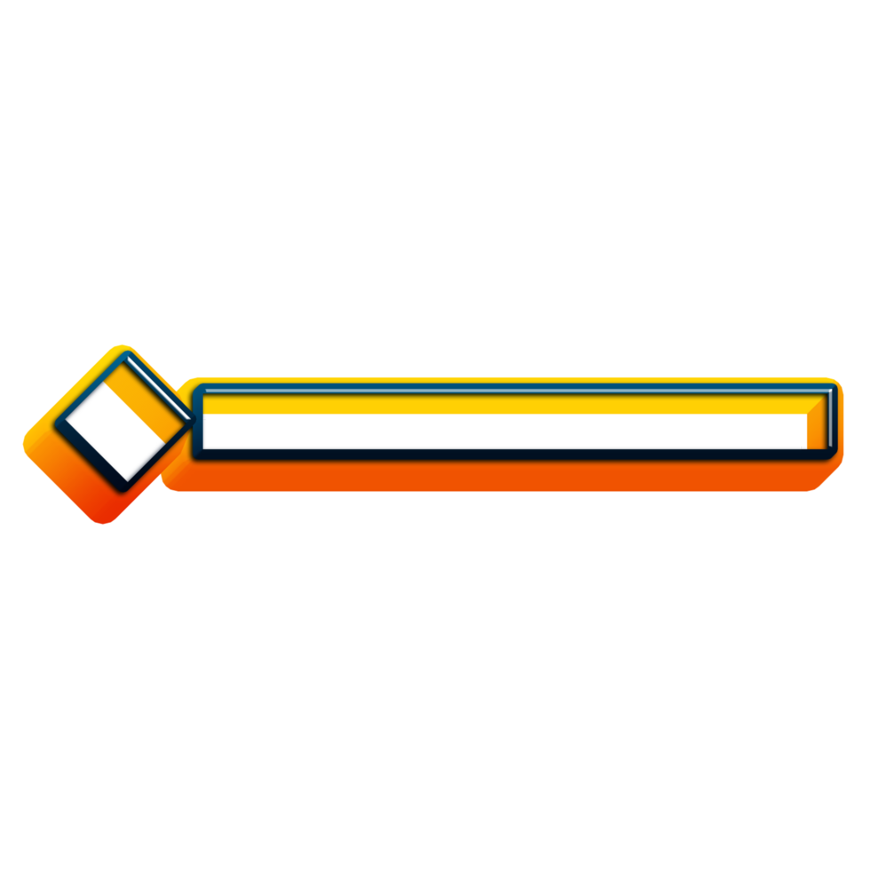Stylish Lower Thirds Title Frame Label Banner png