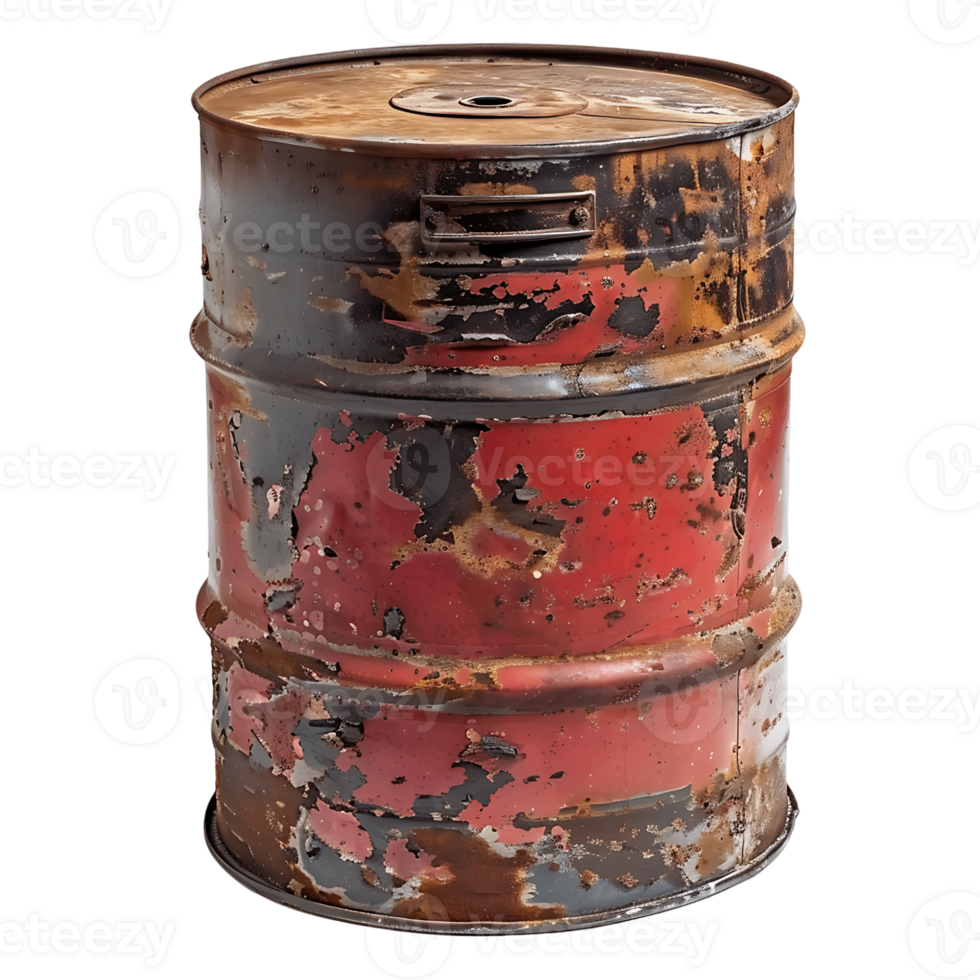 Old Metal Oil Barrel Variety Essential Stock Resource png