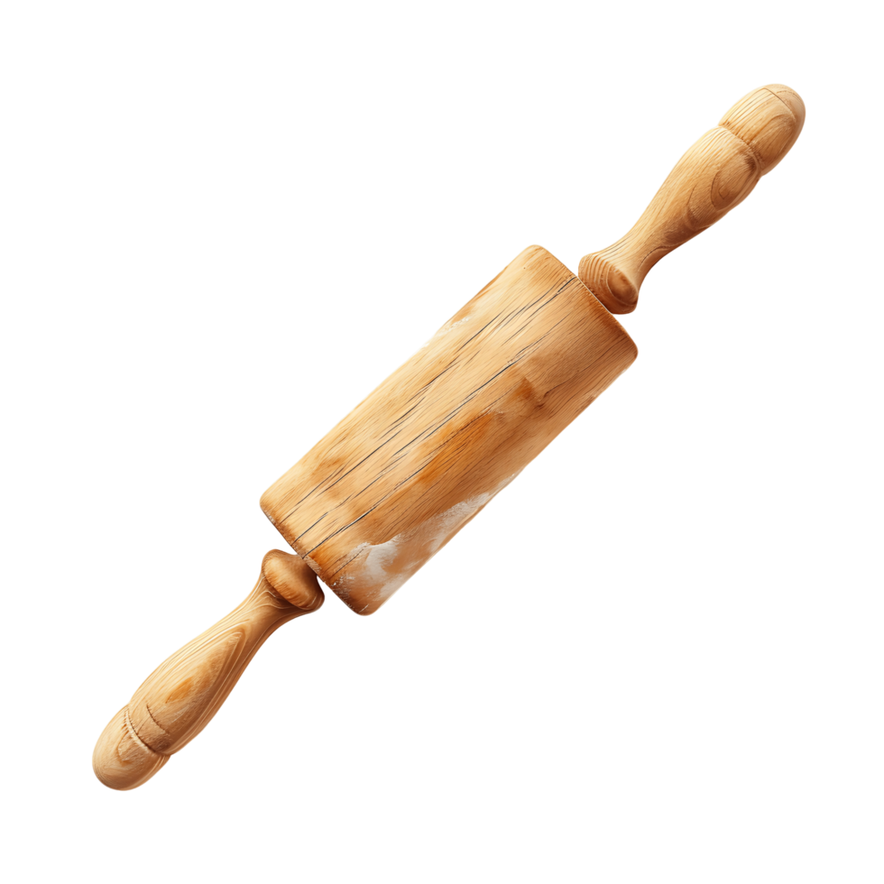 Wooden Rolling Pin Isolation Diverse Stock Options png