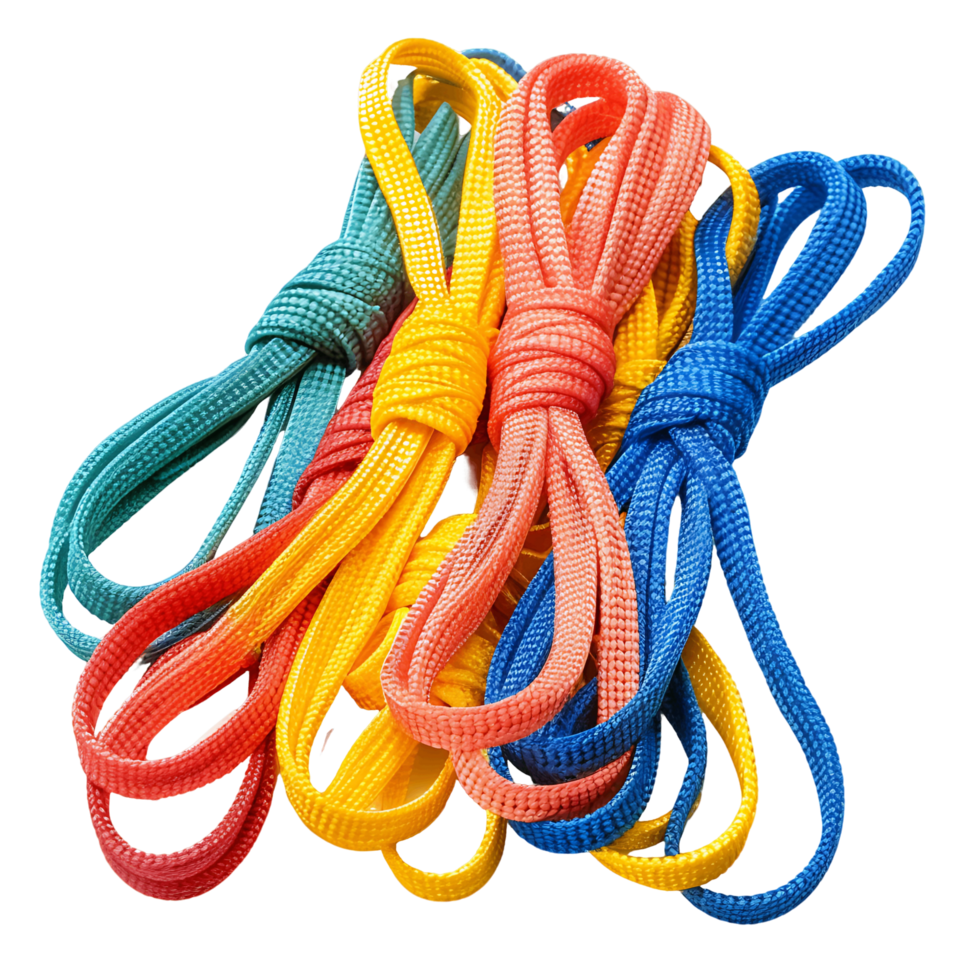 Seamless Shoelaces Cut Outs Stock Assortment png