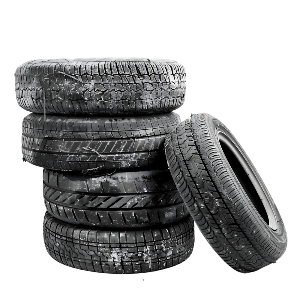 Timeless Charm Stacked Tires Stock Variety png