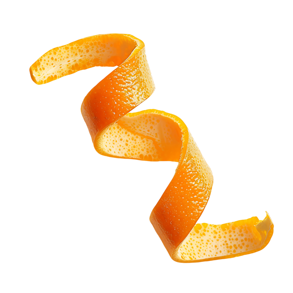 Juicy Orange Peel Cut Outs Ready to Use Stock Images png
