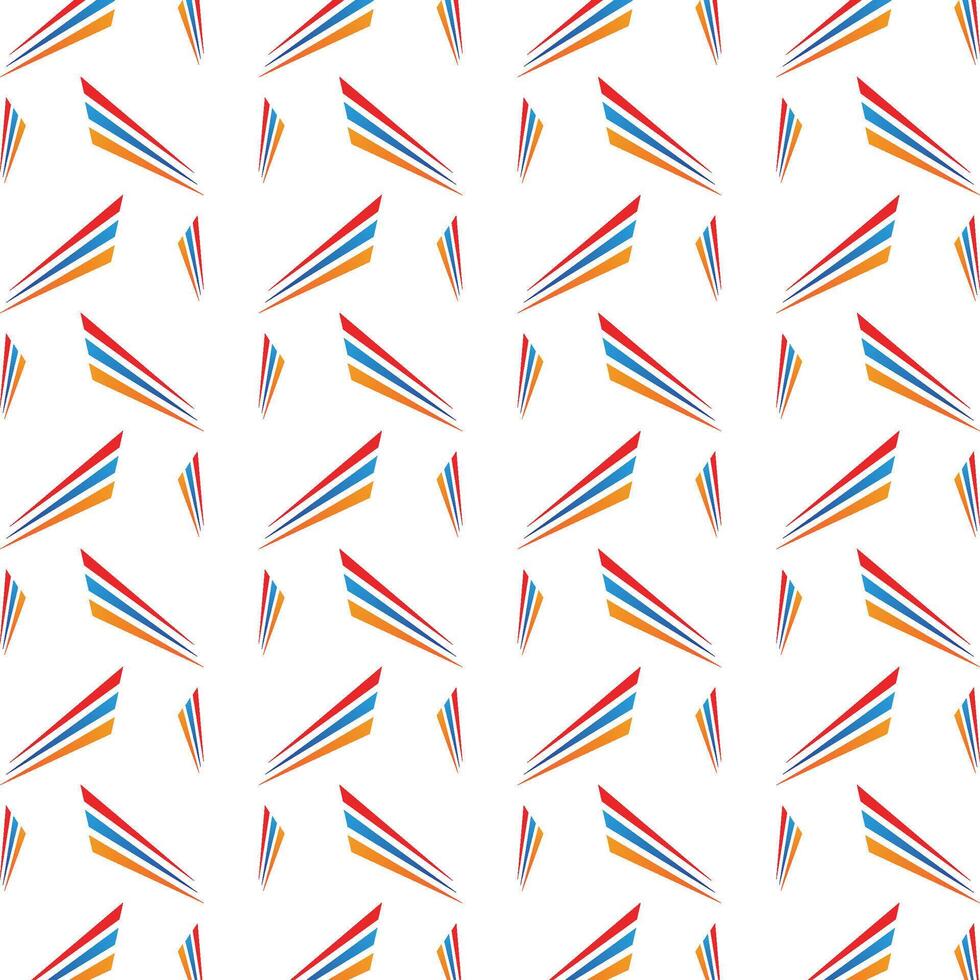 Lines logical trendy multicolor repeating pattern illustration design vector