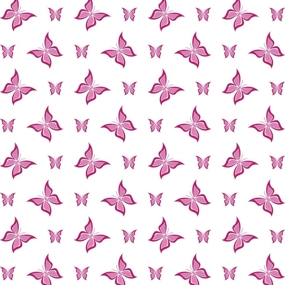 Beauty Butterfly obtainable trendy multicolor repeating pattern illustration design vector