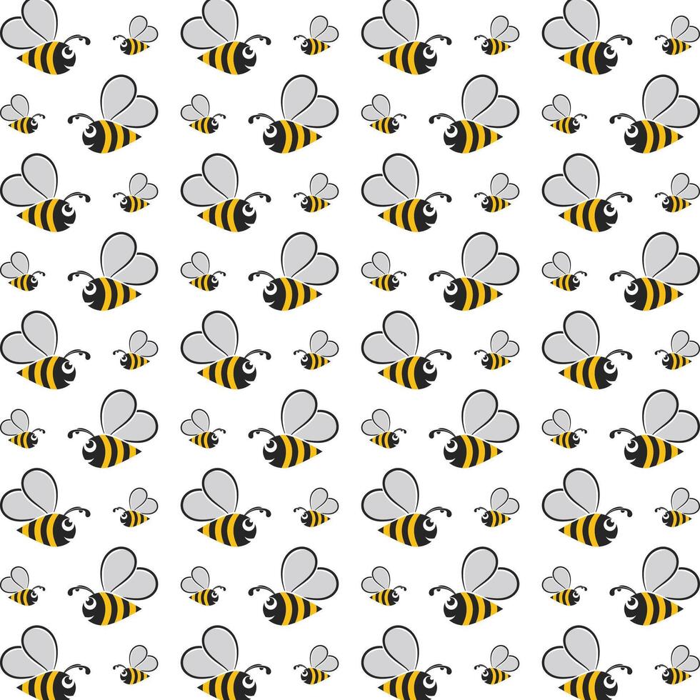 Honeycomb bee astonishing trendy multicolor repeating pattern illustration background design vector