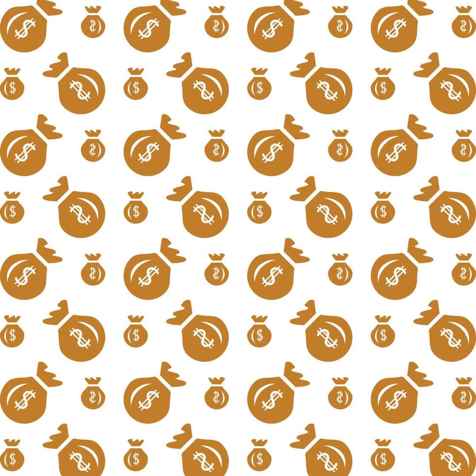 Money obtainable trendy multicolor repeating pattern illustration design vector