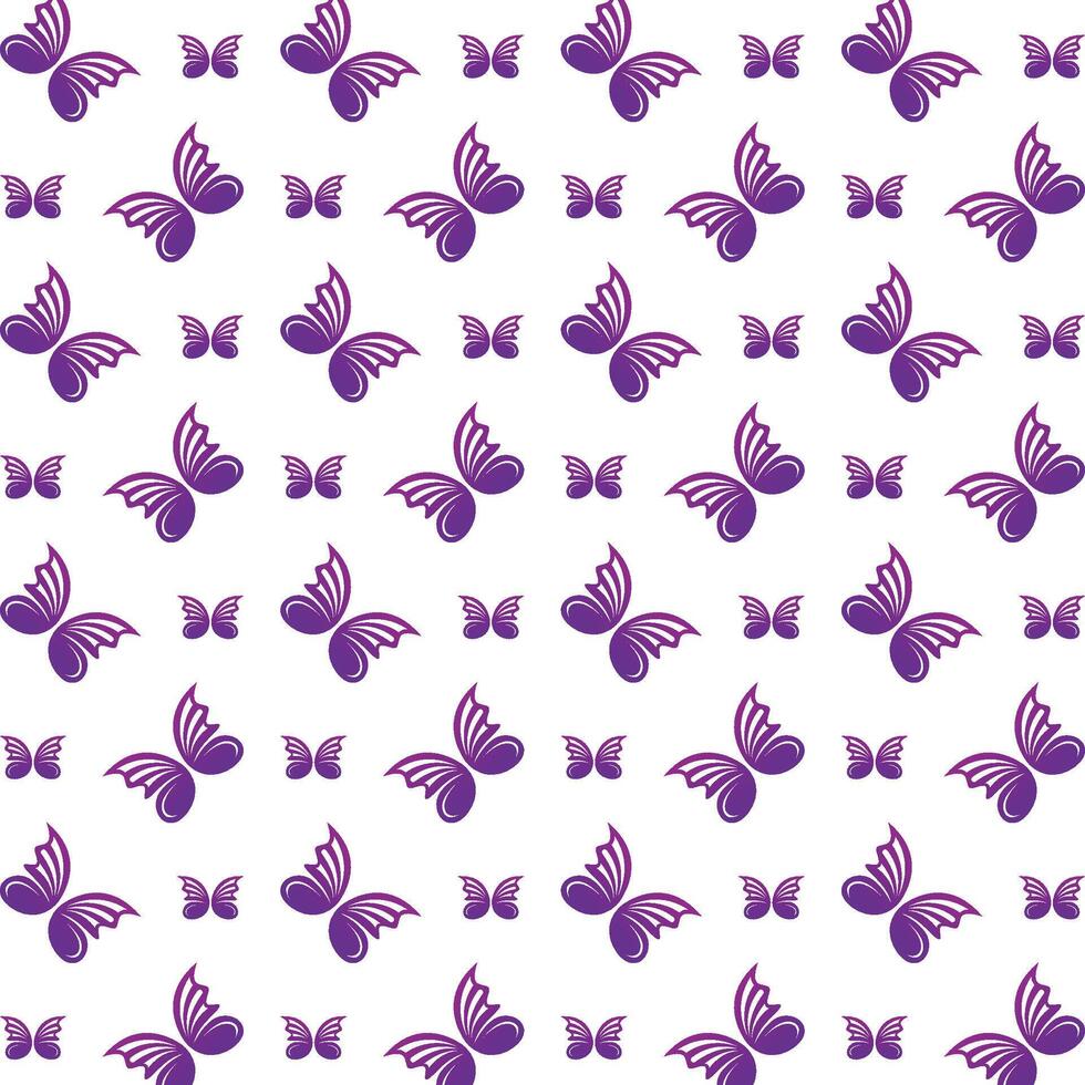 Butterfly obtainable trendy multicolor repeating pattern illustration design vector