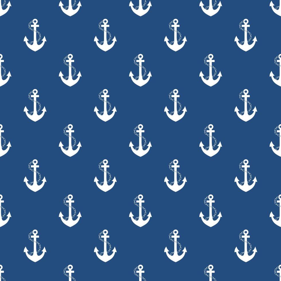 Seamless pattern in a nautical style. It can be used to design marine themes or pages for clippings vector