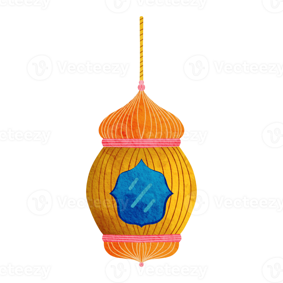 Islamic lantern for ramadan or eid celebration decoration png