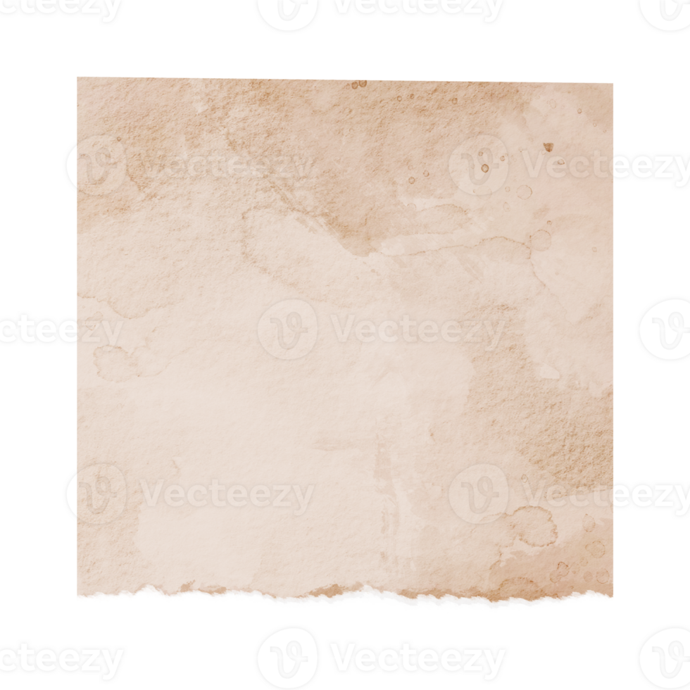 vuoto nota cartacea per scrivere sul diario decorazione. Vintage ▾ vecchio carta foglio. acquerello vecchio carta Nota png