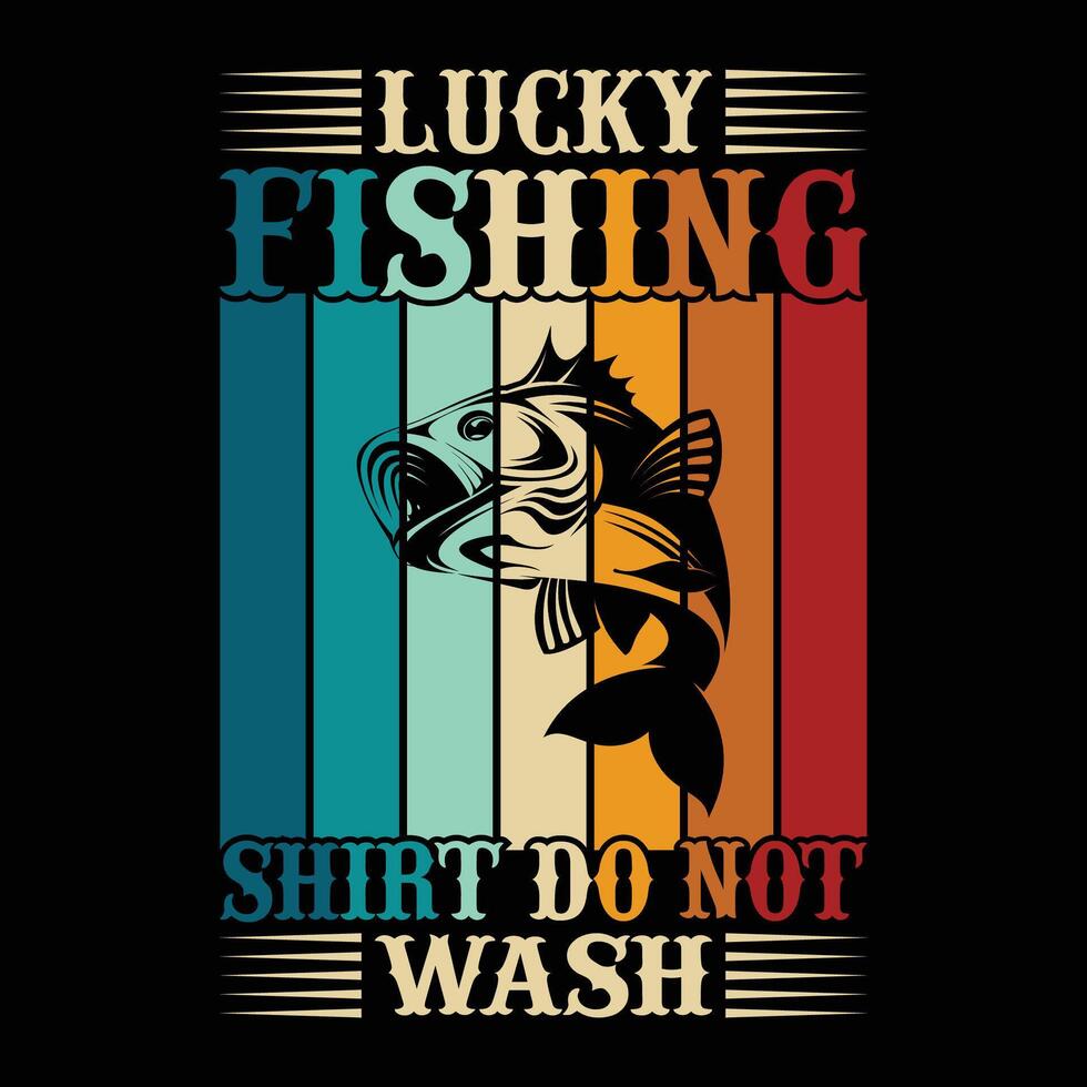 Fishing T-Shirt Design vector