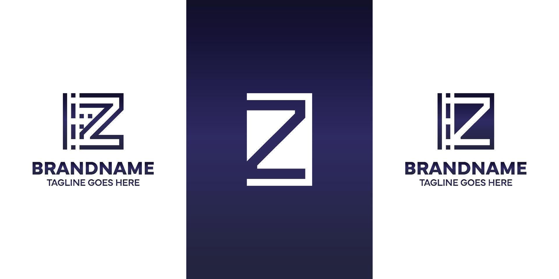 Letter Z Technology Logo, suitable for business with Z initial vector