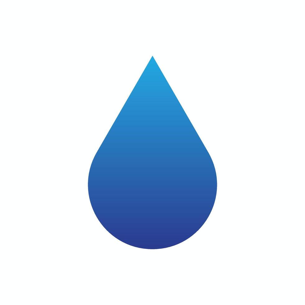 Water drop icon, Water droplet symbol, Minimalistic drop icon set design. vector