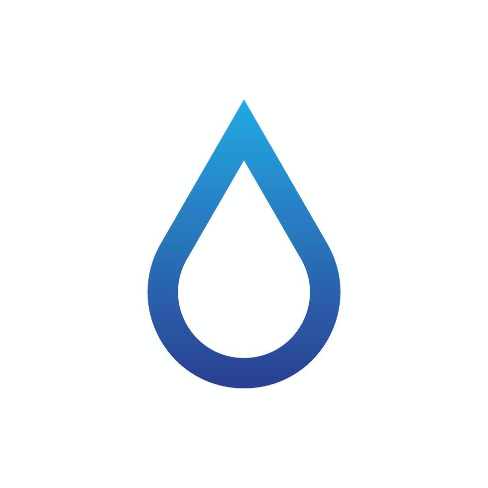 Water drop icon, Water droplet symbol, Minimalistic drop icon set design. vector