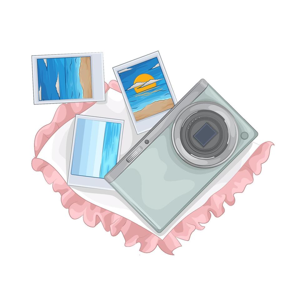 Illustration of camera vector