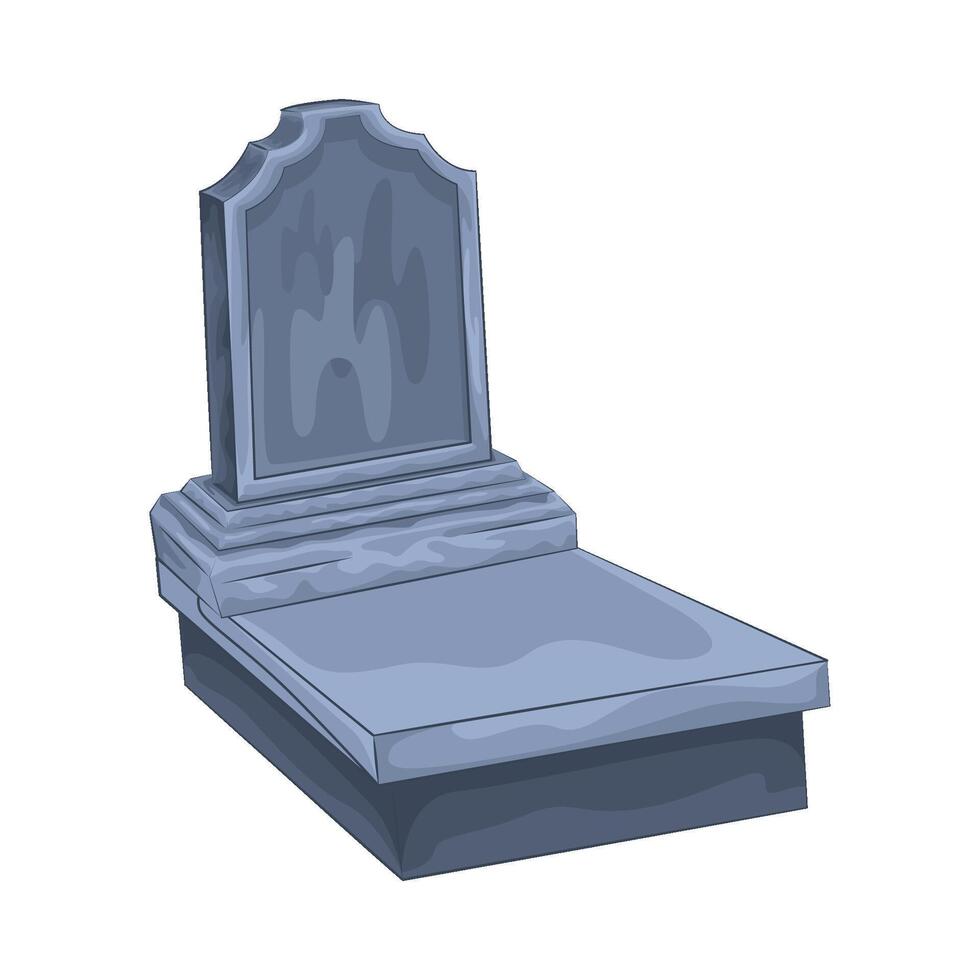 Illustration of grave vector