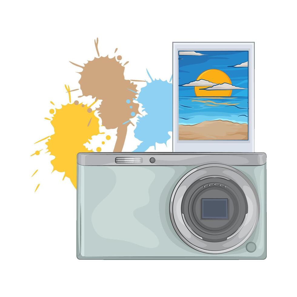 Illustration of camera vector