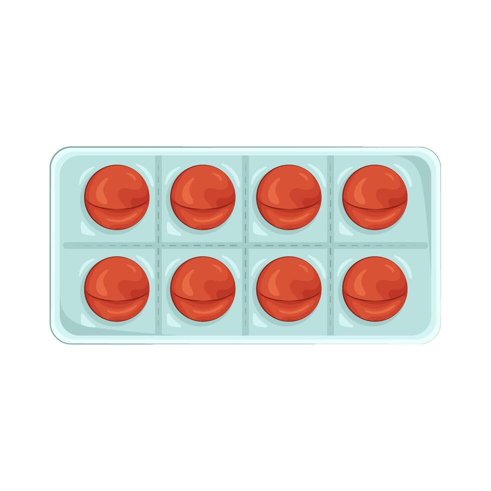 Illustration of pill vector