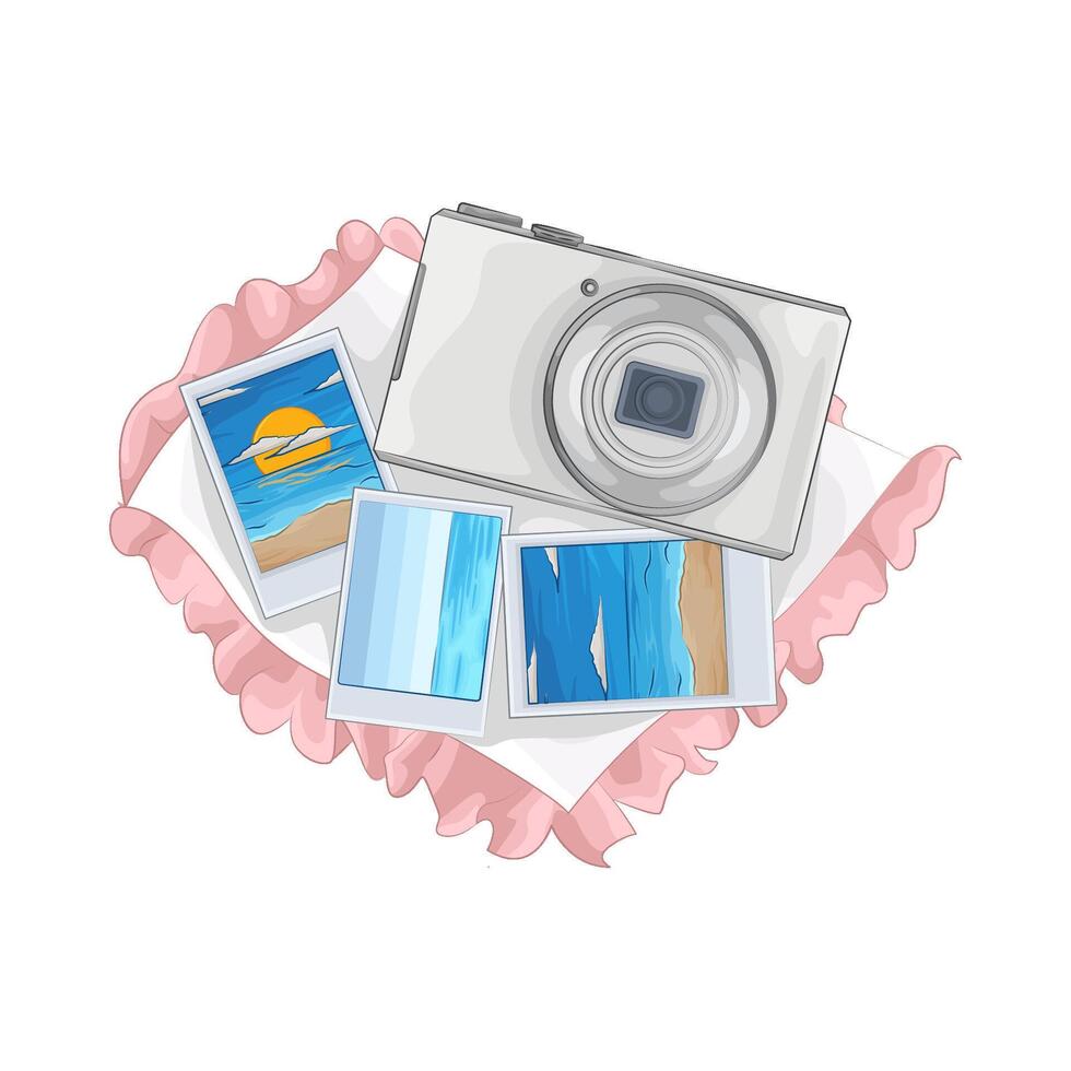 Illustration of camera vector