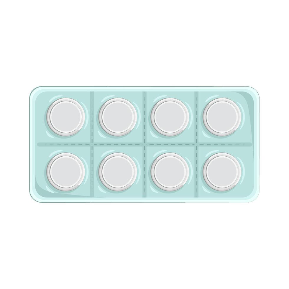 Illustration of pill vector