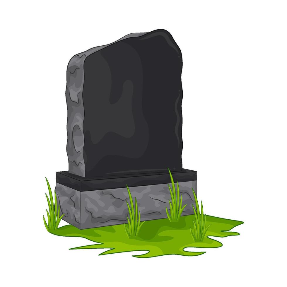 Illustration of grave vector