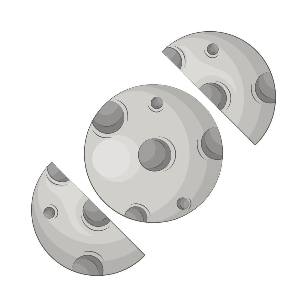 Illustration of moon vector