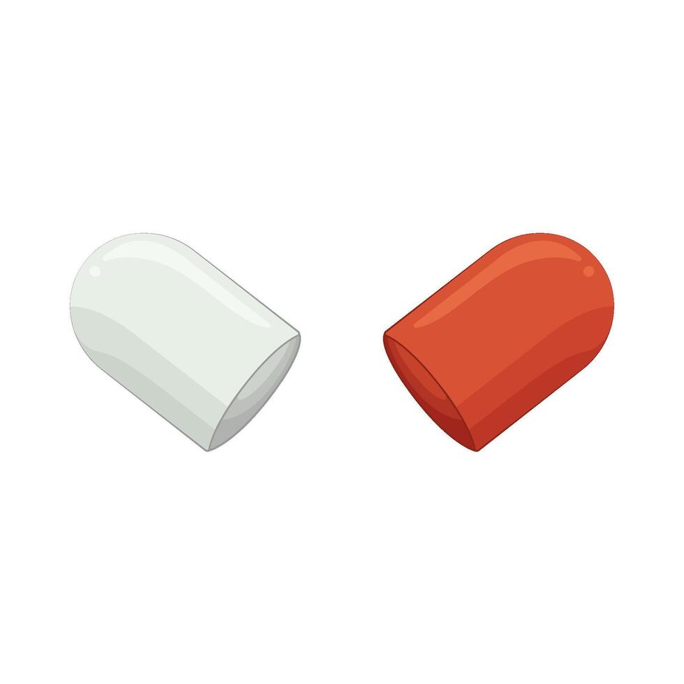 Illustration of capsule vector