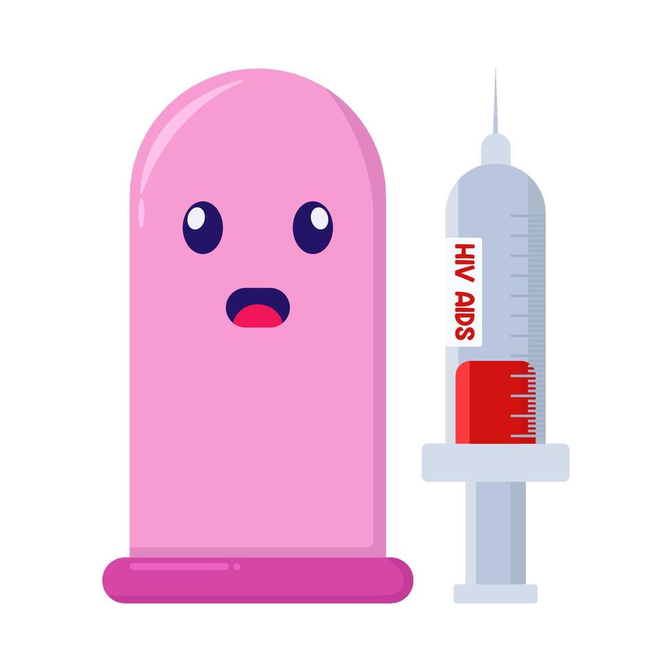 Illustration of condom vector