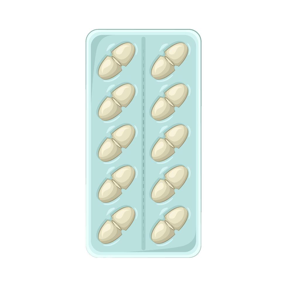 Illustration of pill vector