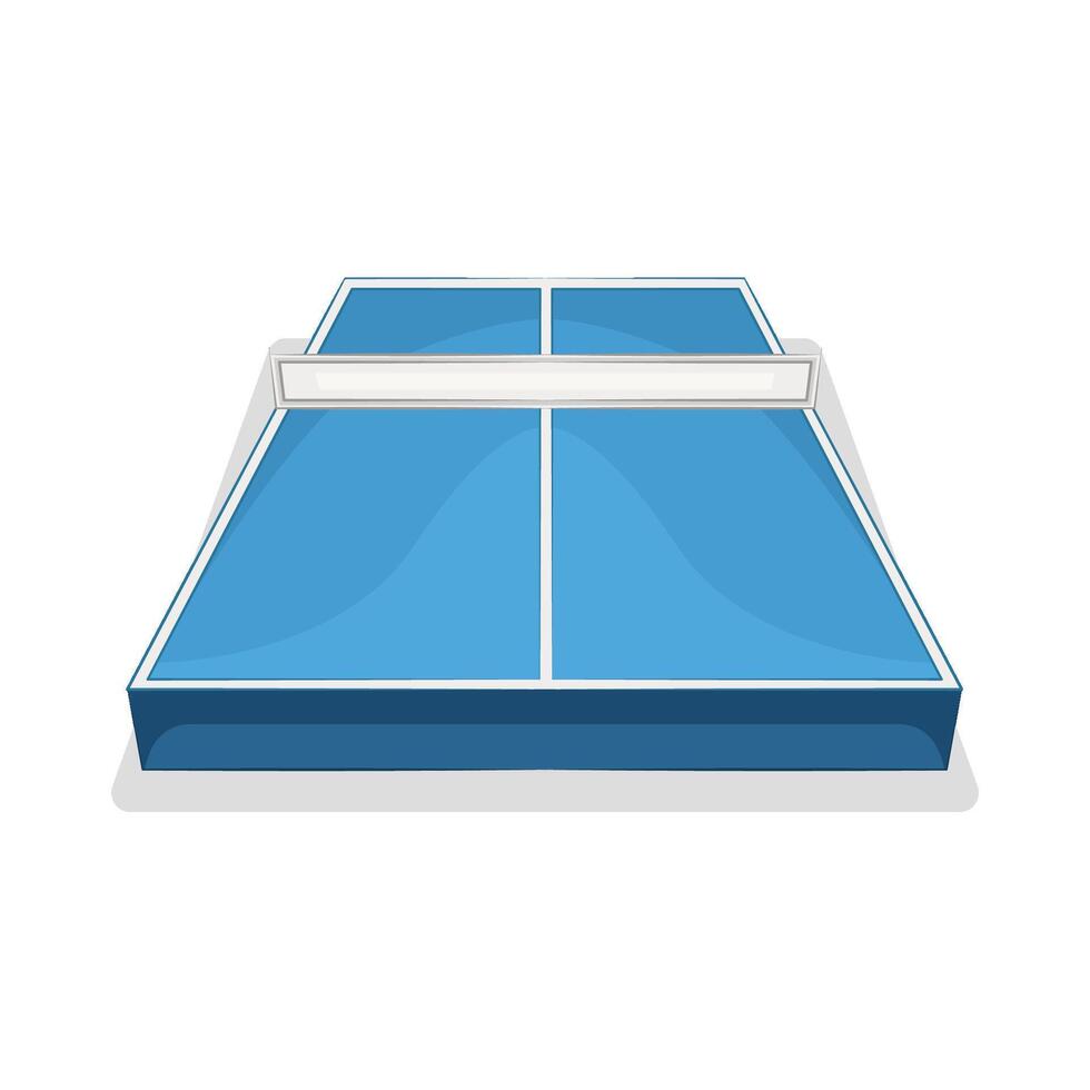 Illustration of table tennis court vector