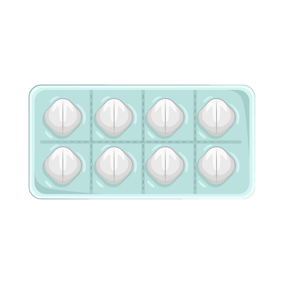 Illustration of pill vector