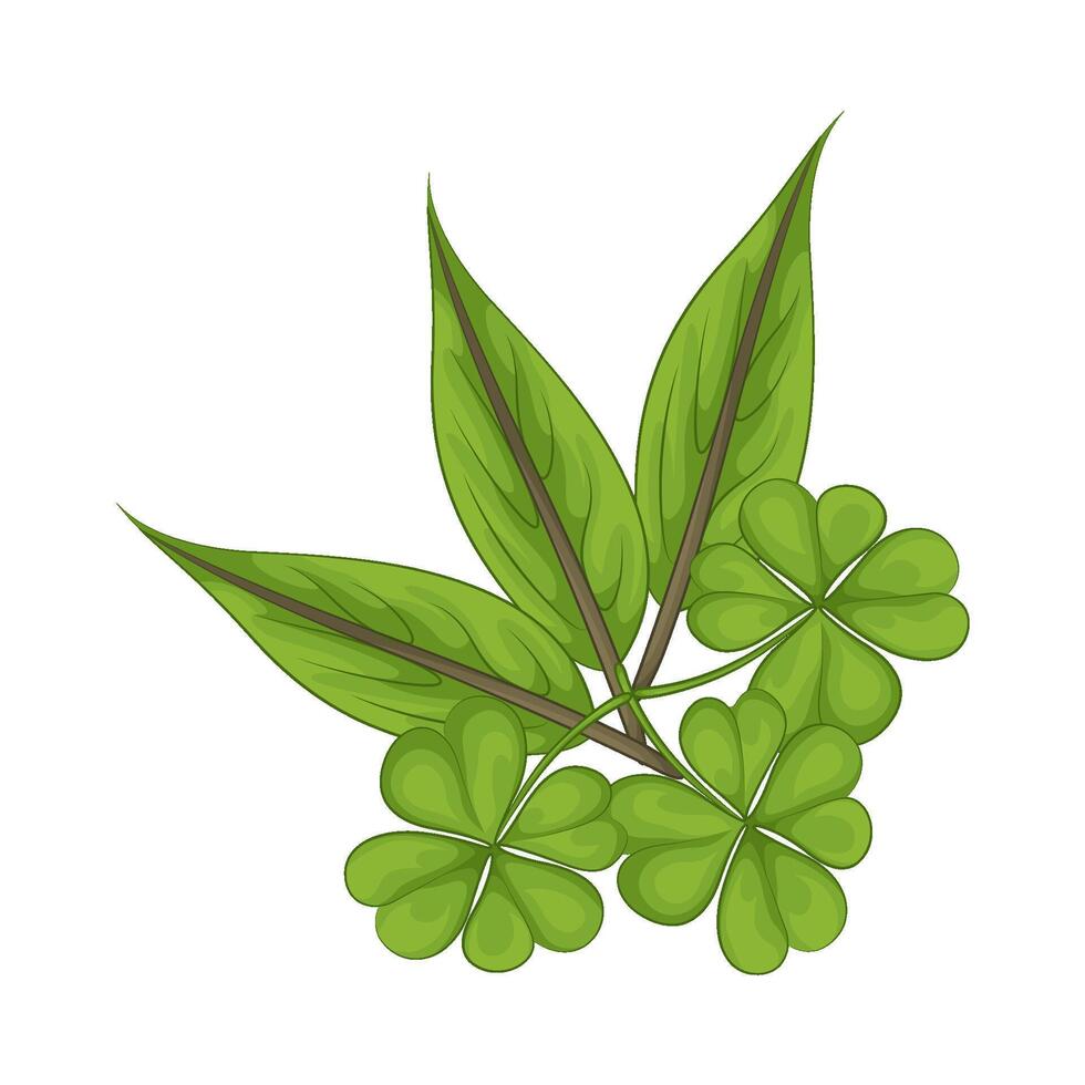 Illustration of leaf vector