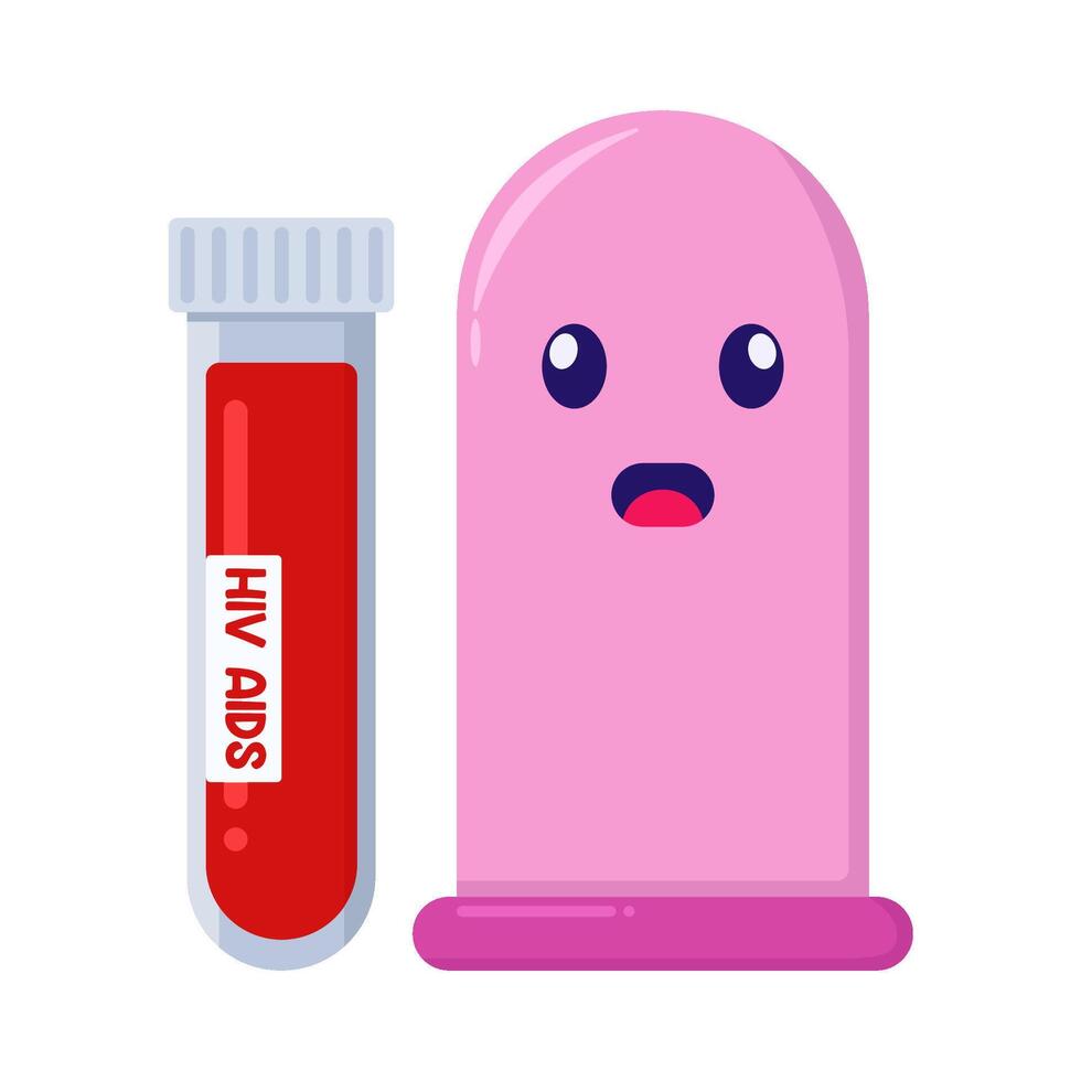 Illustration of condom vector