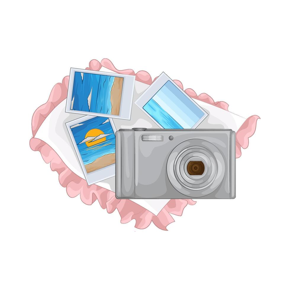 Illustration of camera vector