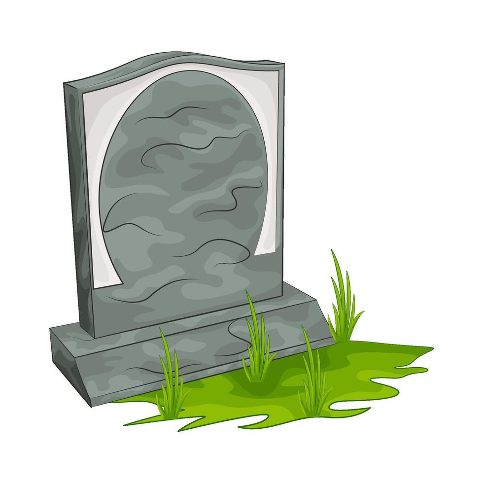 Illustration of grave vector