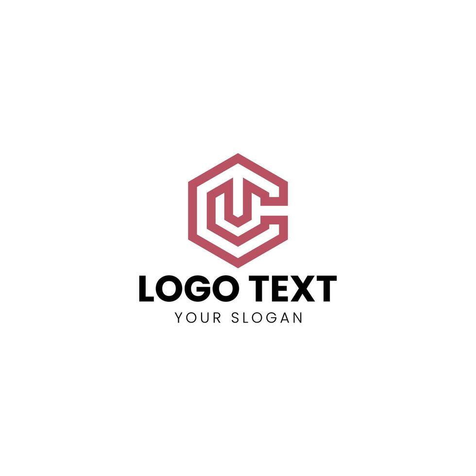 a logo design for a company that uses the letter c vector