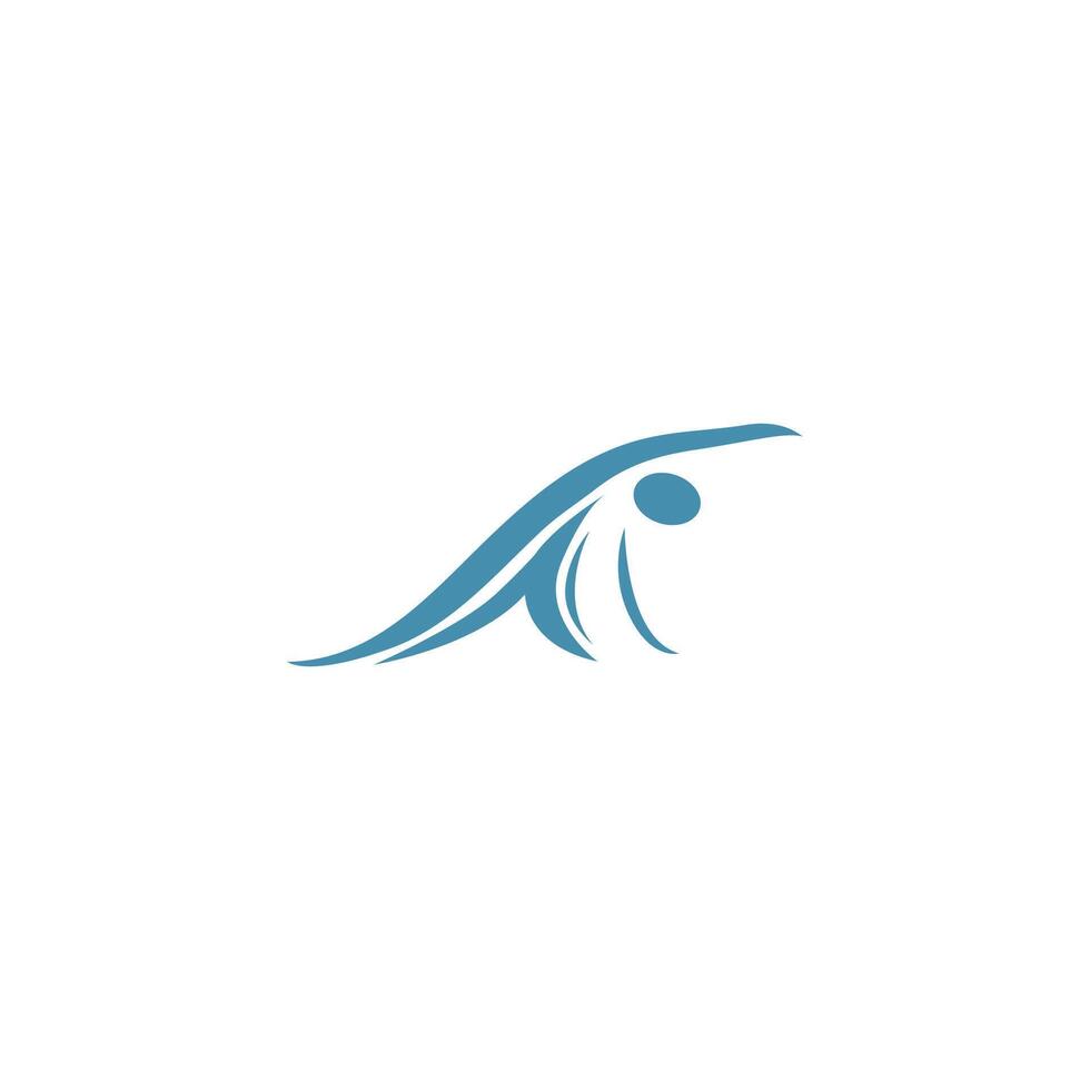 a logo for a surfboard company vector