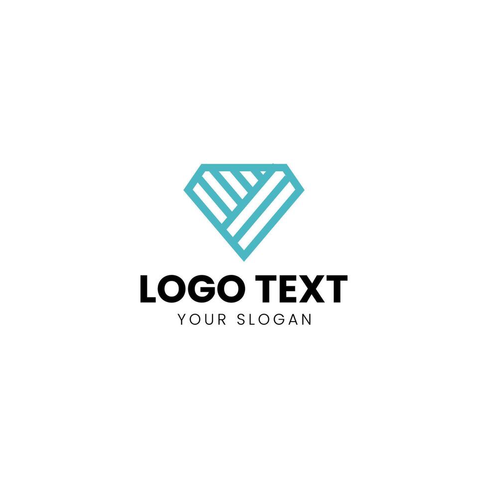 a diamond logo design vector