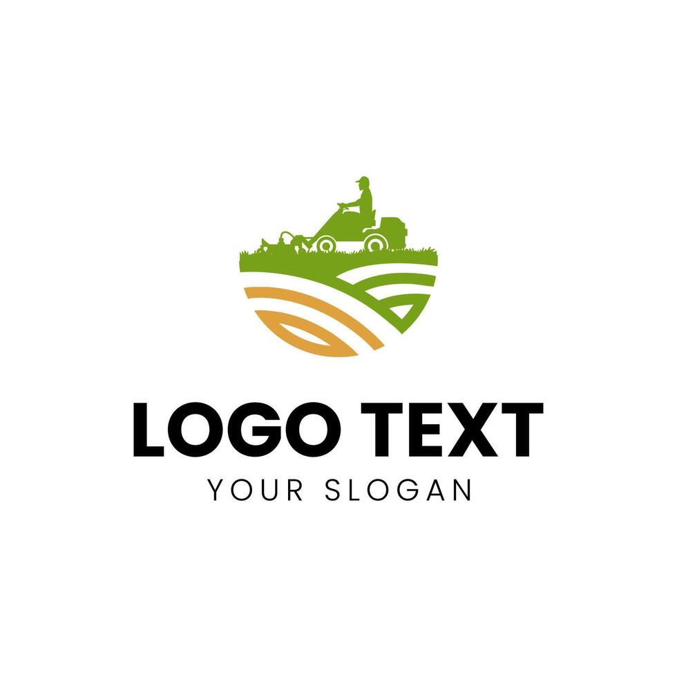 a logo design for a farm business vector