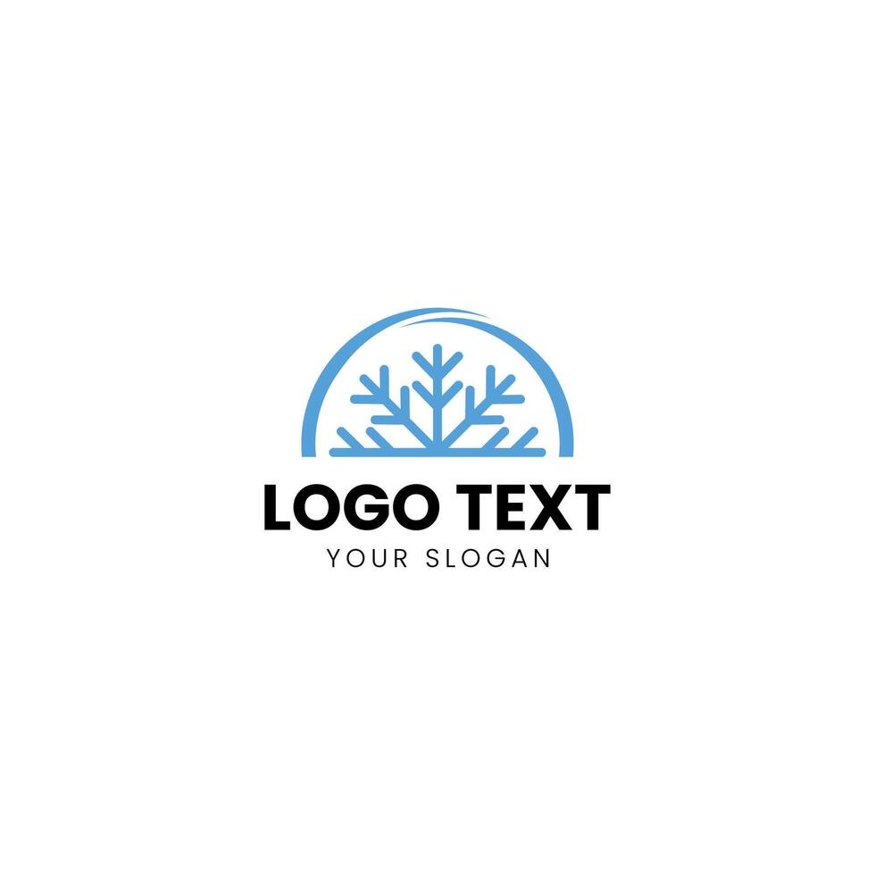 a logo design for a company that is blue and white vector