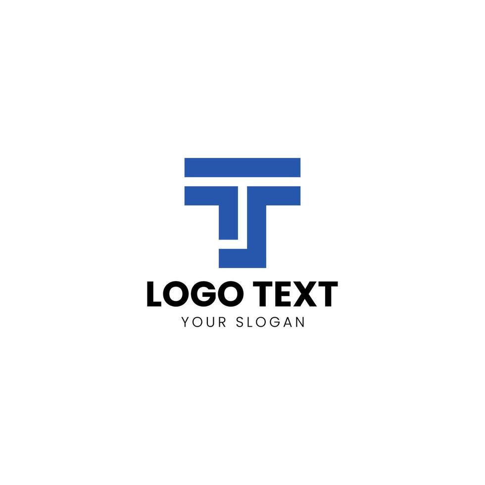 a logo for a company that uses the letter t vector