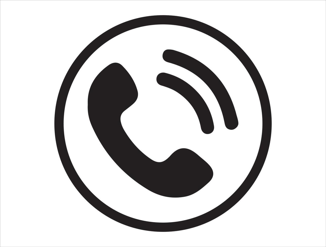 Phone icon silhouette on white background vector
