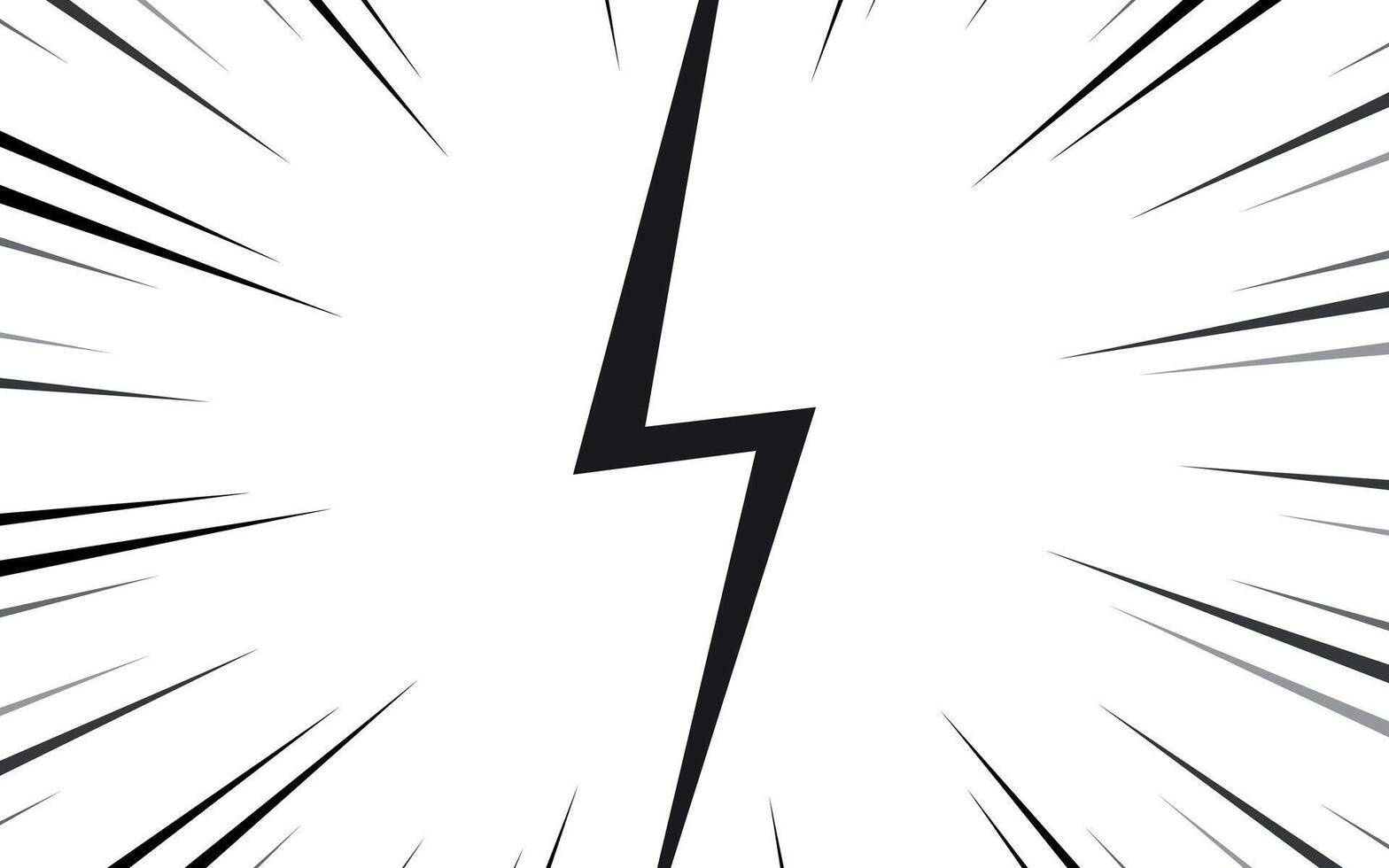 Versus letter background. Cartoon retro design with long fissure. Black and white comics explosion background. illustration. vector