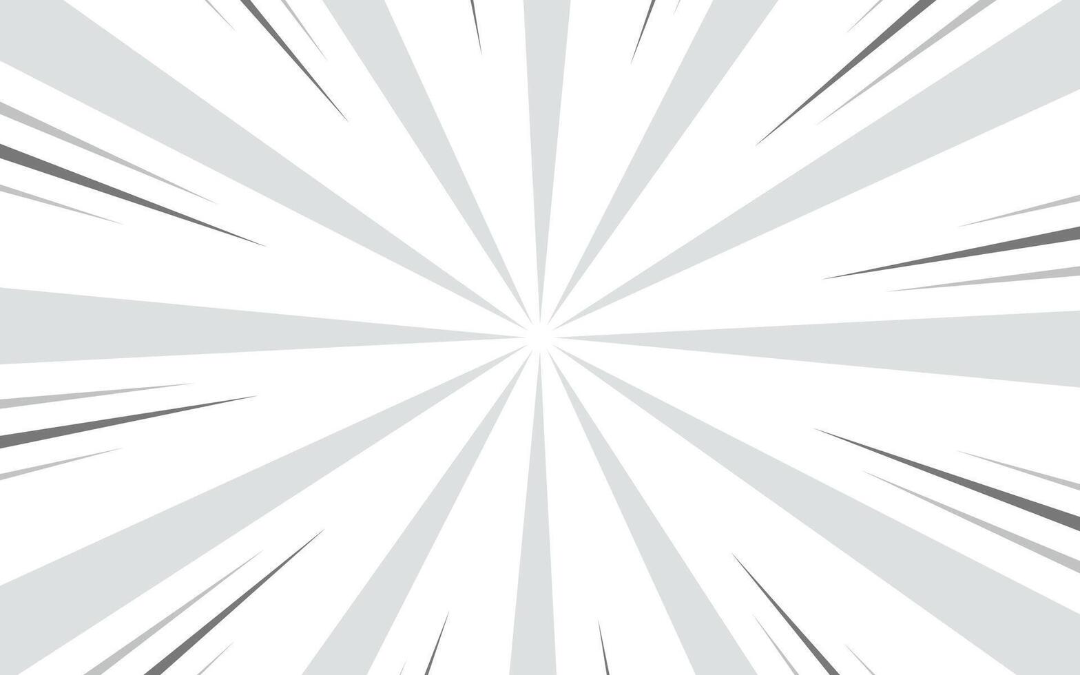 Comic book black and white radial lines background. Manga speed frame. Super hero action. illustration. vector
