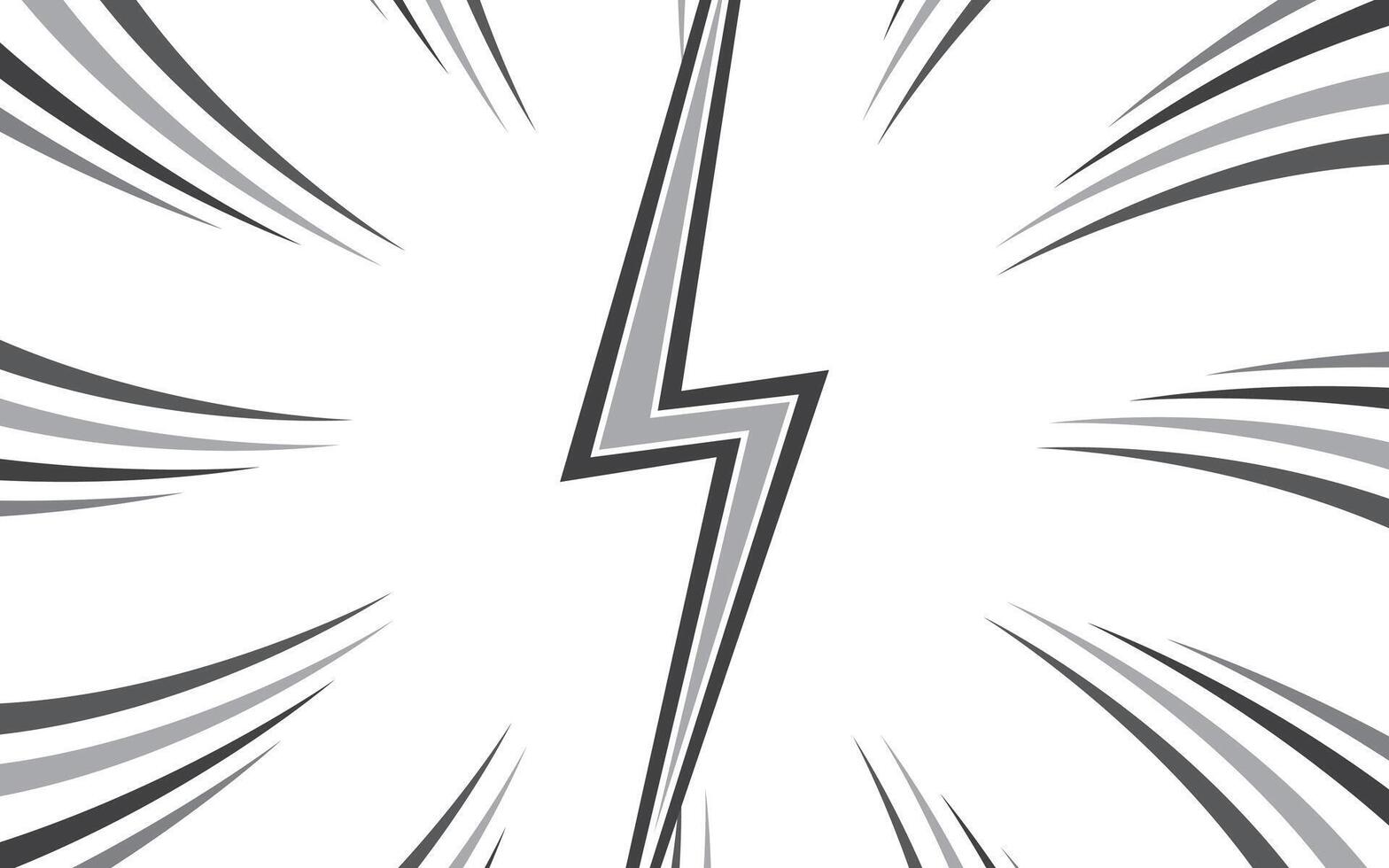 Versus letter background. Cartoon retro design with long fissure. Black and white comics explosion background. illustration. vector