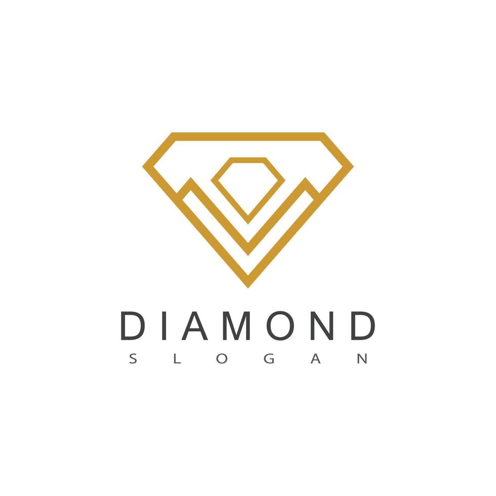Diamond logo template and symbol vector
