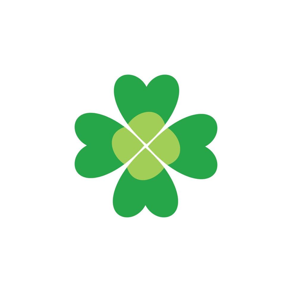 Clover logo template nature and symbol vector