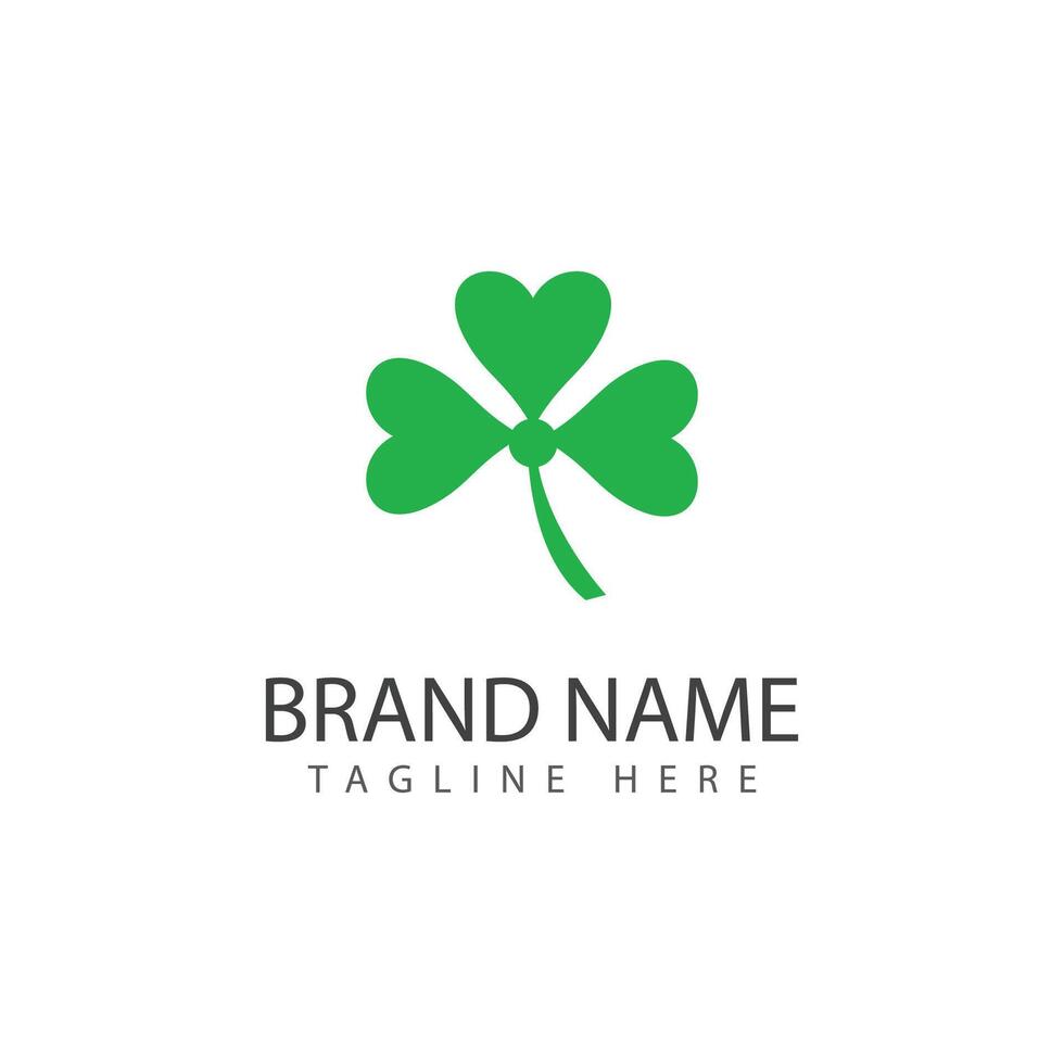 Clover logo template nature and symbol vector