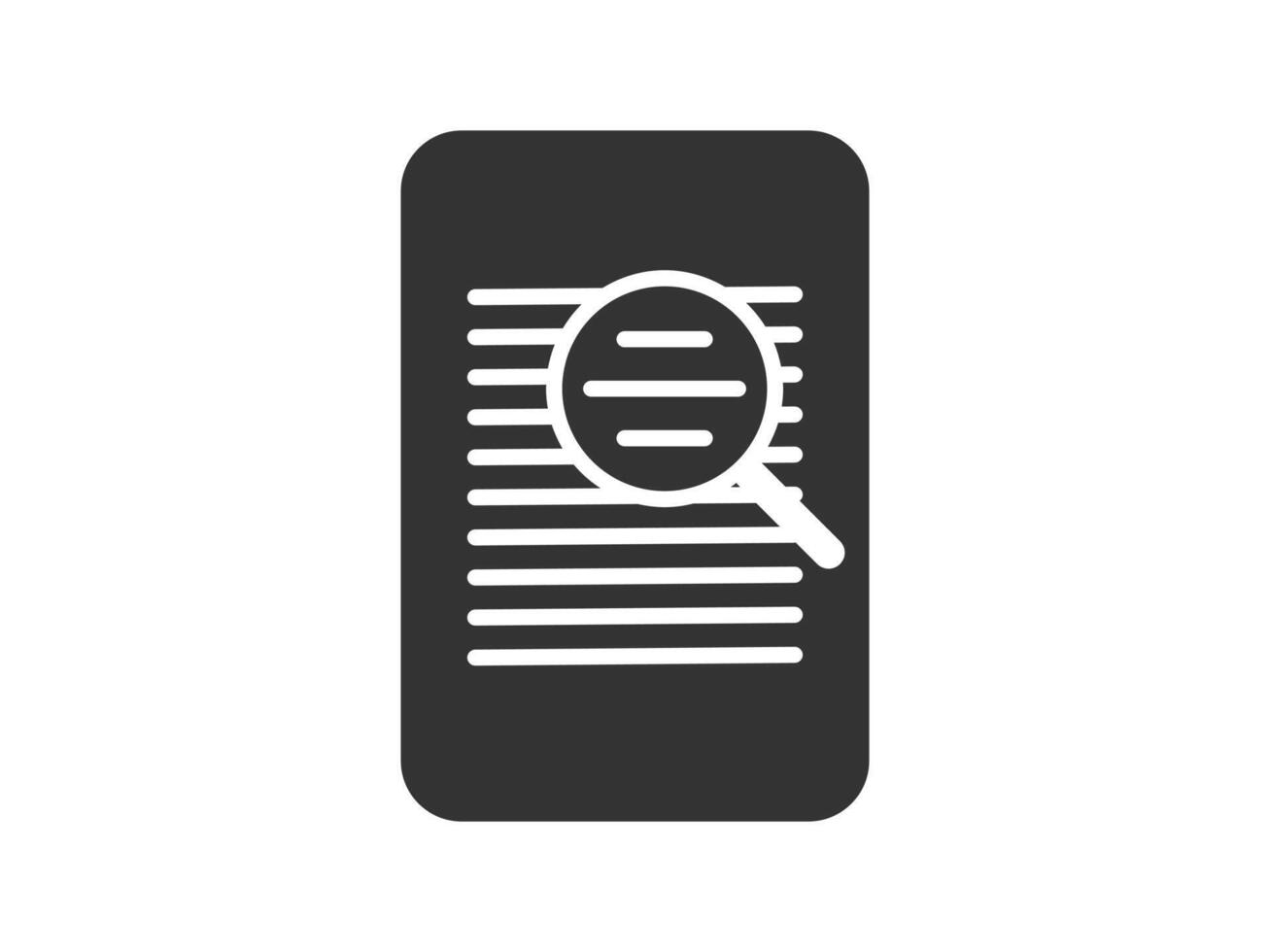 Illustration a icon depicting documents, suitable for web and mobile applications, isolated for use in graphic and design. vector