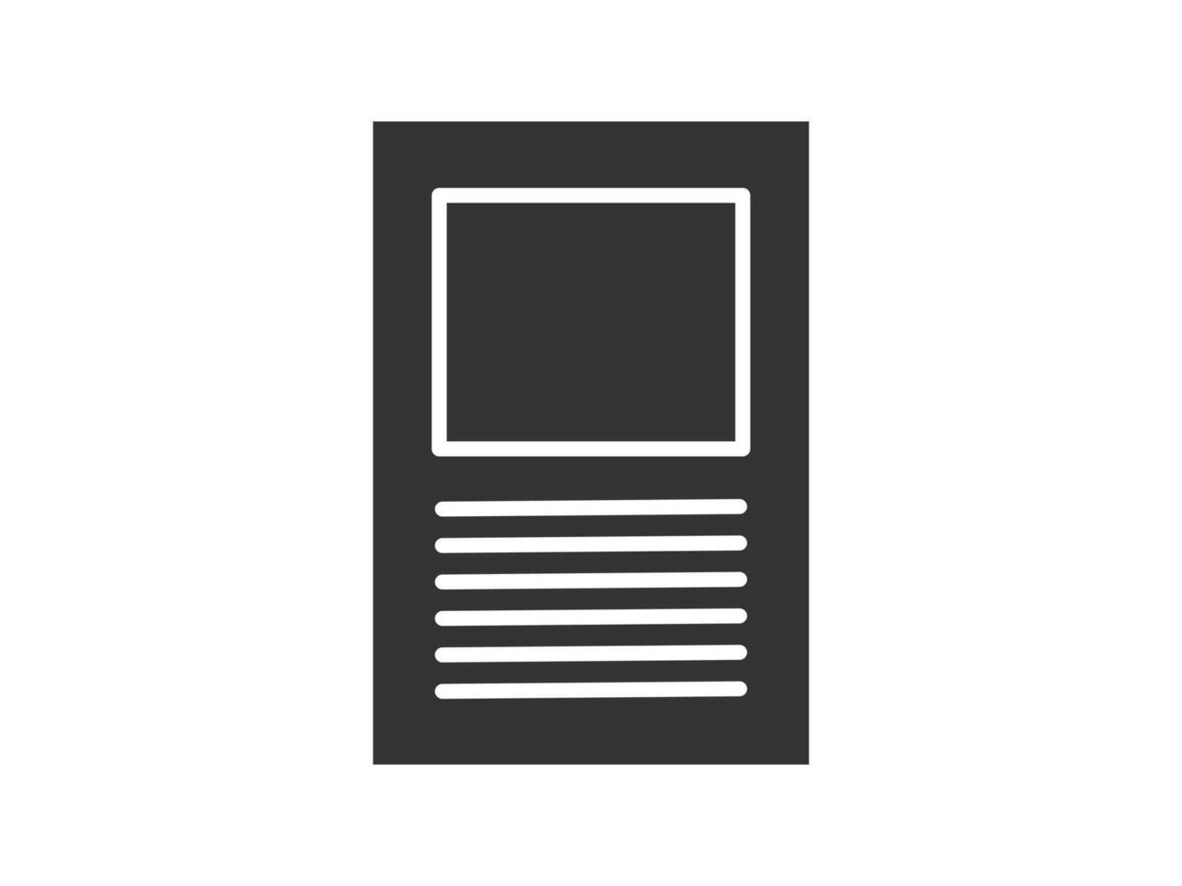 Illustration a icon depicting documents, suitable for web and mobile applications, isolated for use in graphic and design. vector